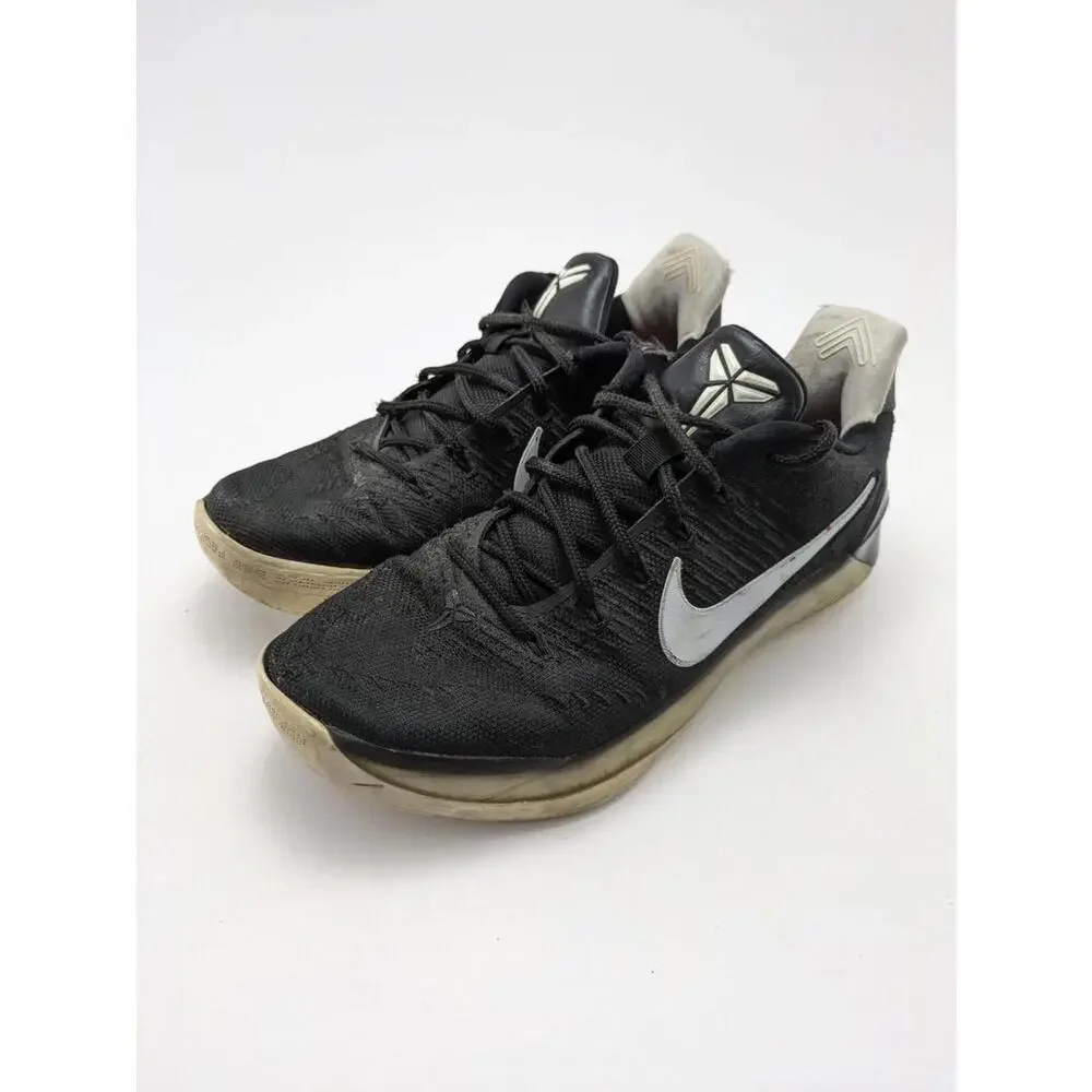 Mens Nike Kobe A D Black White Low Top Basketball Shoes 852425-001 Size 11